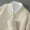 Caumasee Cashmere Button-Front Sweater
