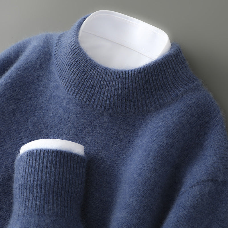 Lausanne Cashmere Crewneck Knit Sweater
