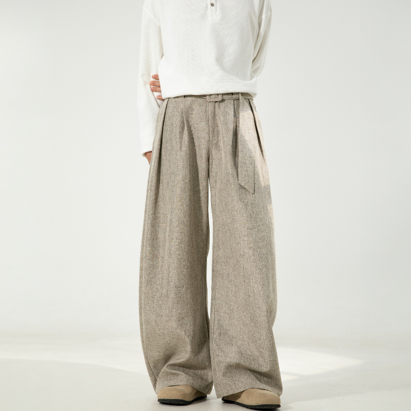 Cannizaro Wide-Leg Belted Trousers