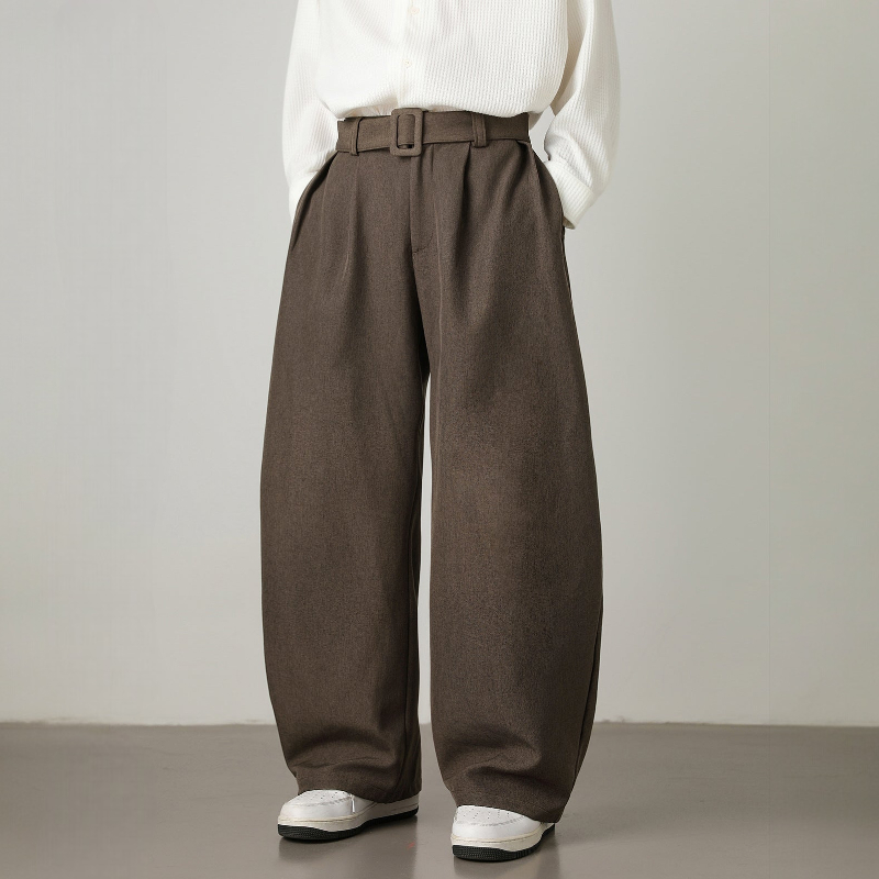 Cannizaro Wide-Leg Belted Trousers