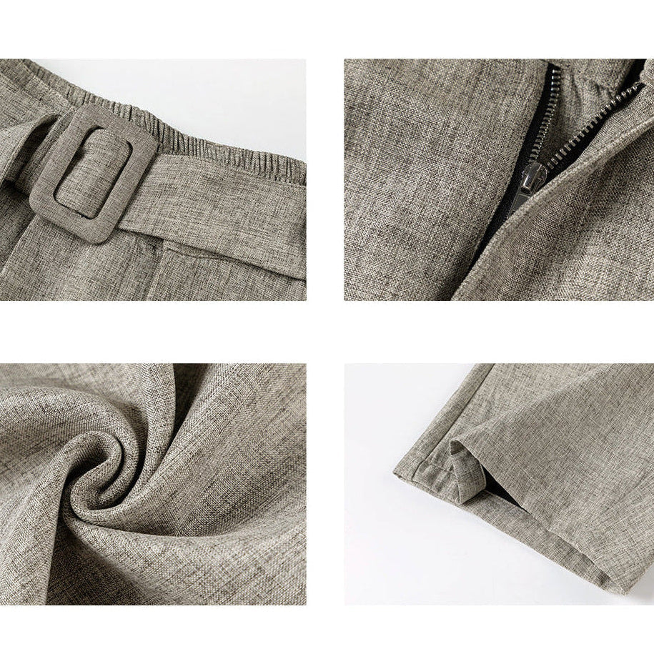 Cannizaro Wide-Leg Belted Trousers