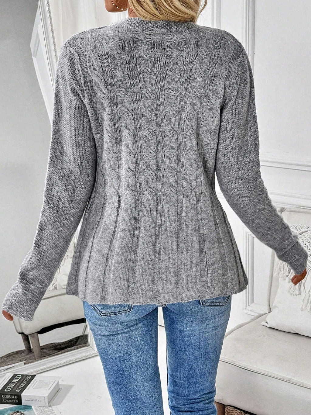 Obidos Cable-Knit Cardigan