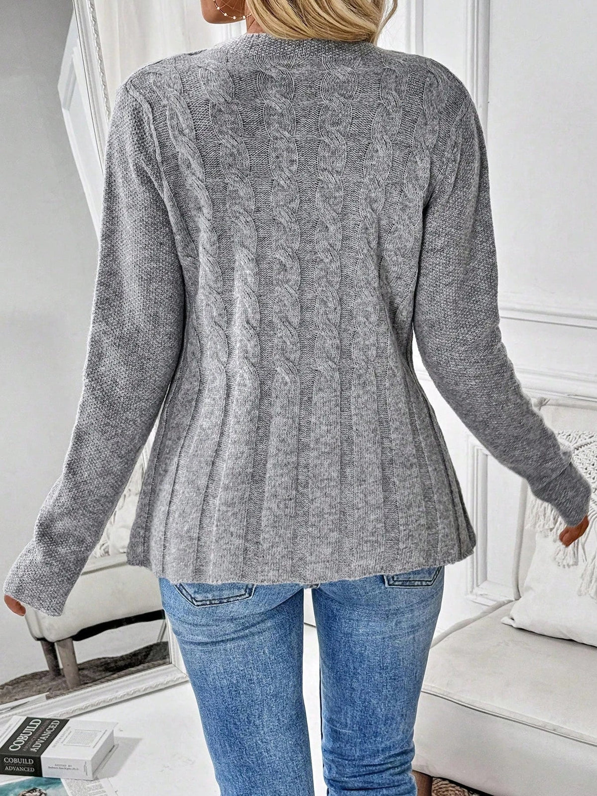 Obidos Cable-Knit Cardigan