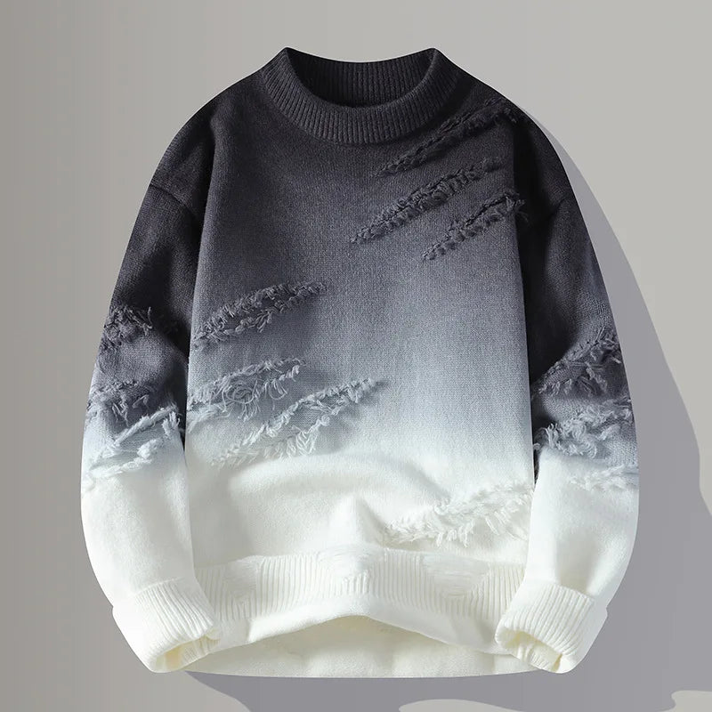 Ombré Crewneck Sweater