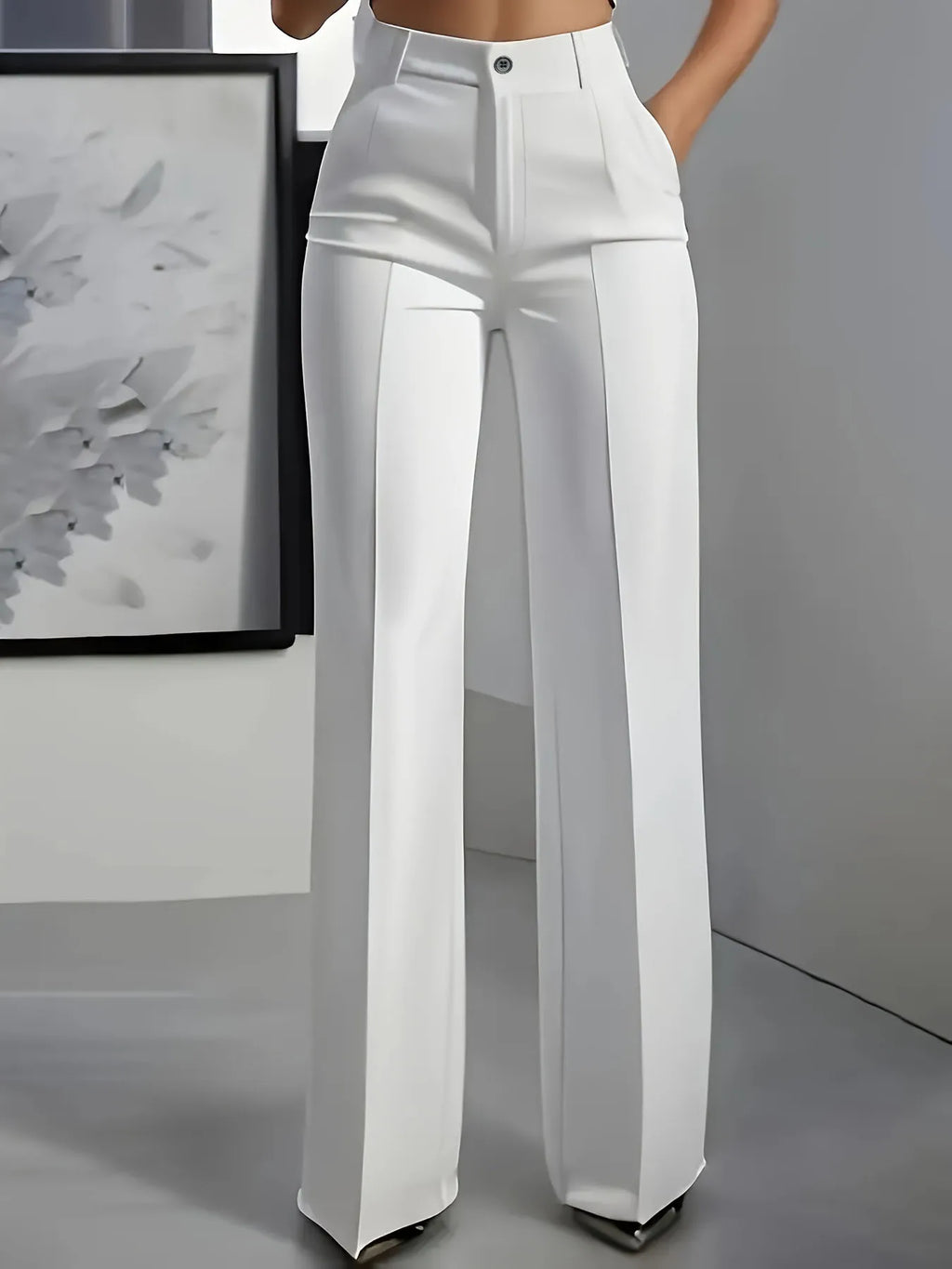 Korcula Tailored High-Waist Pleated Trousers