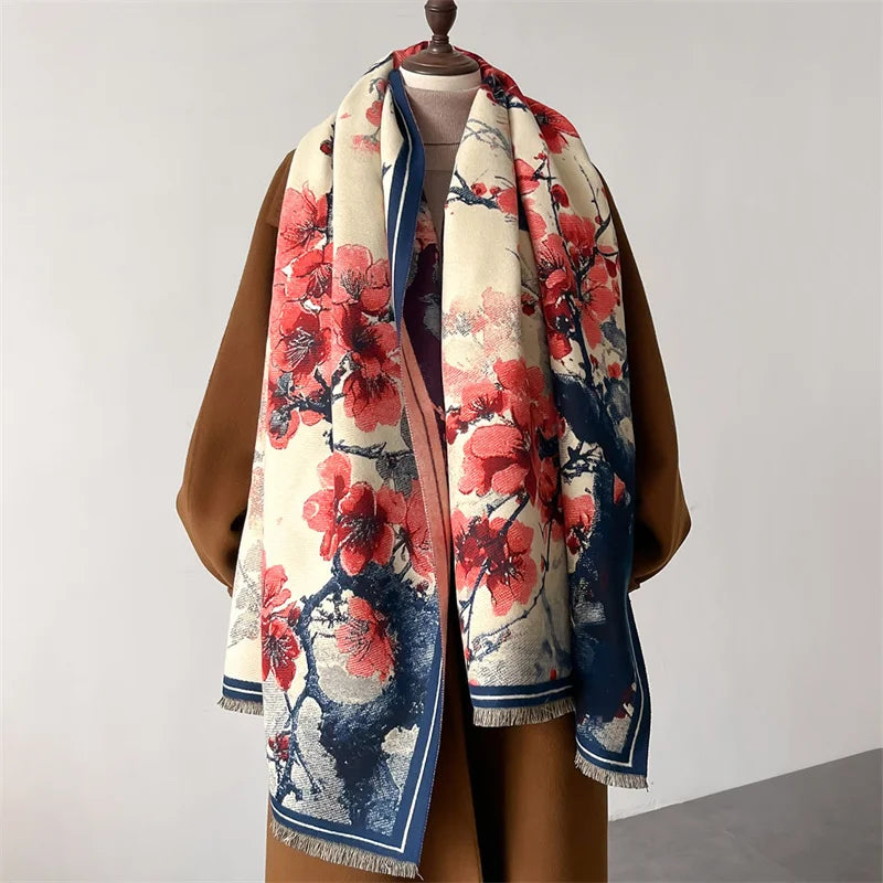 Edam Botanical Floral Scarf