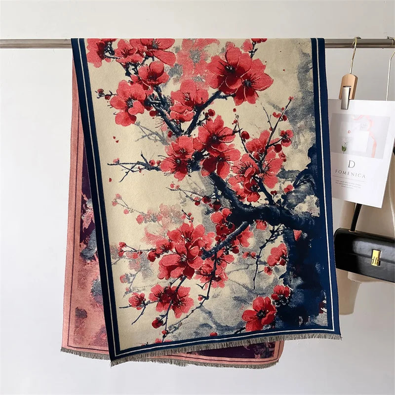 Edam Botanical Floral Scarf