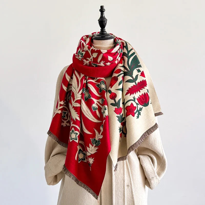 Croatia Tulip Pashmina Scarf