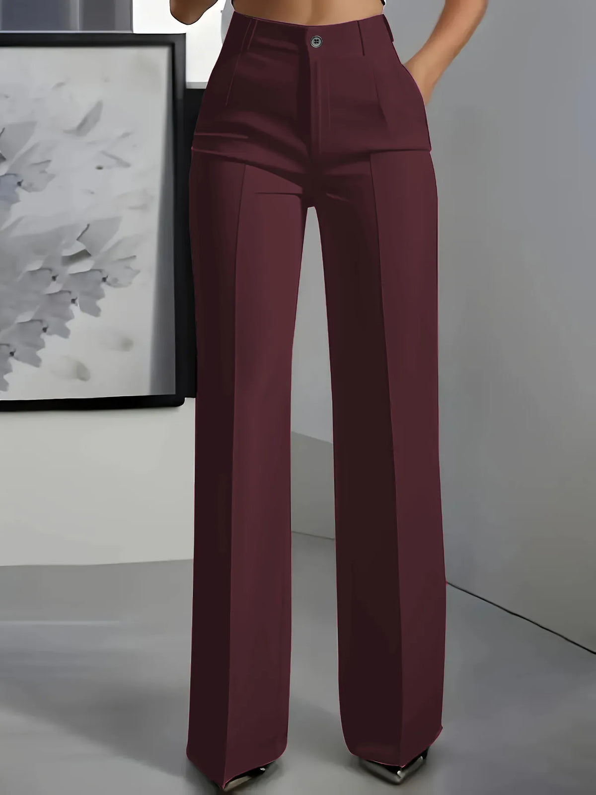 Korcula Tailored High-Waist Pleated Trousers