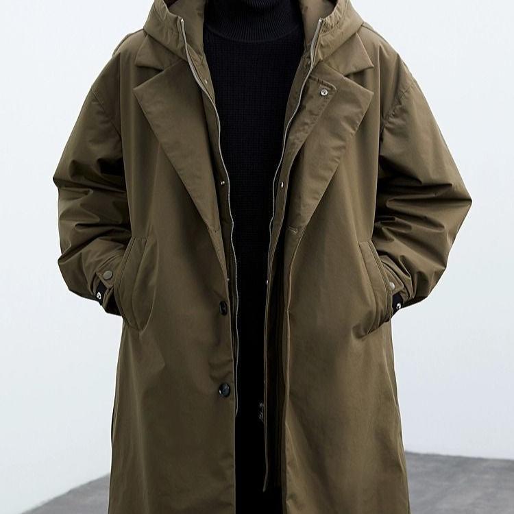 Crovie Hooded Trench Coat