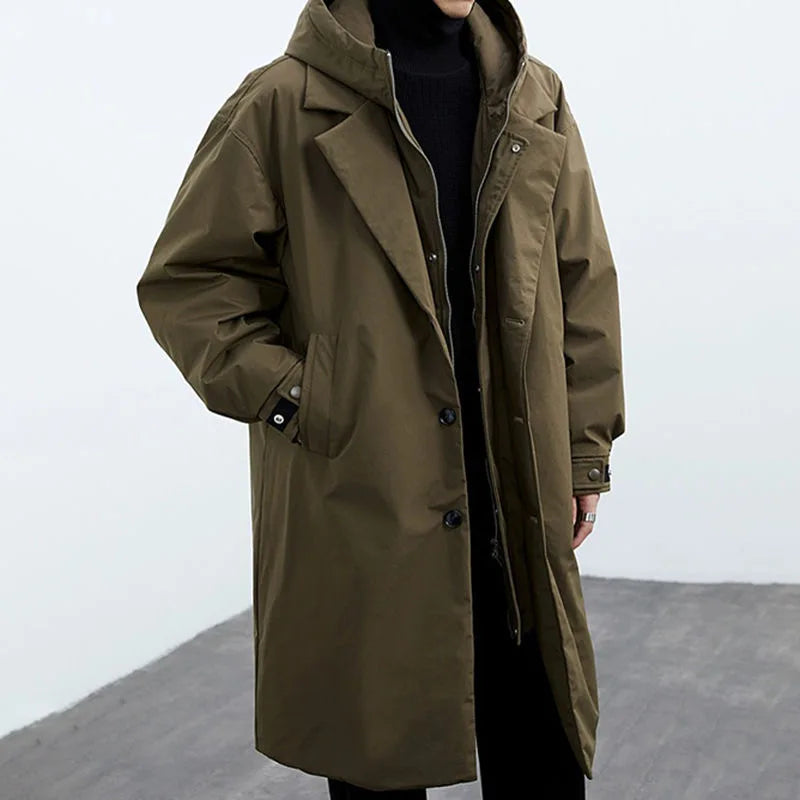 Crovie Hooded Trench Coat