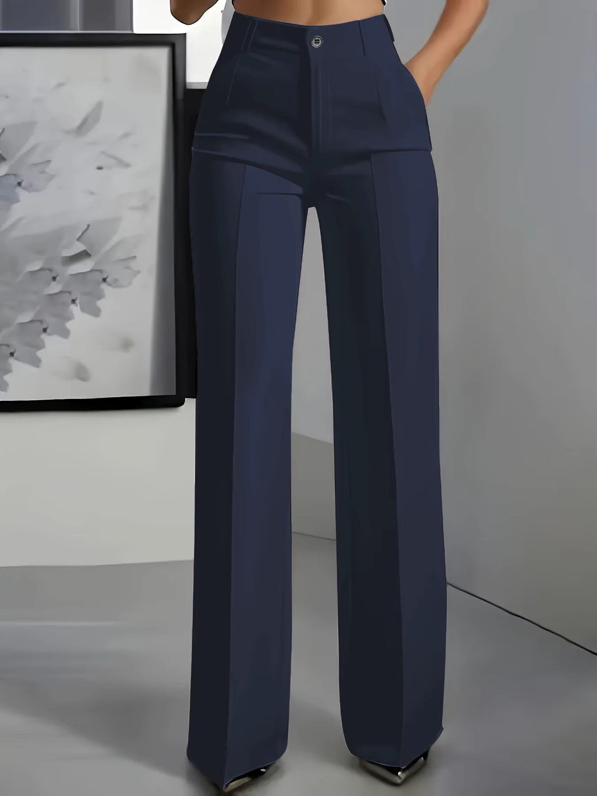 Korcula Tailored High-Waist Pleated Trousers