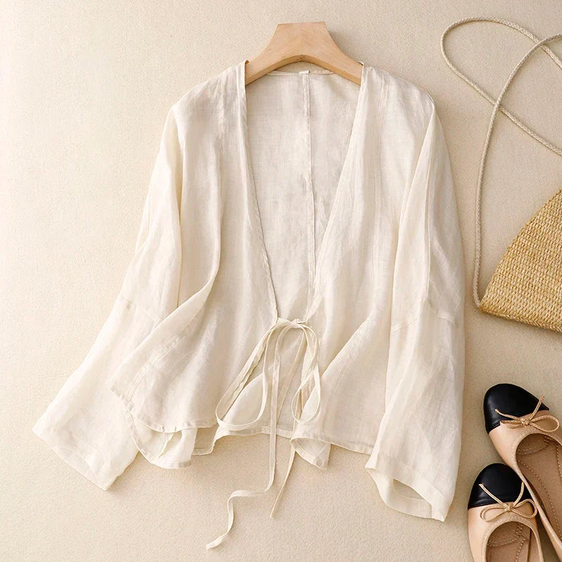 Zephyrine Tie-Front Cardigan
