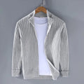 Geneva Ribbed Full-Zip Cardigan