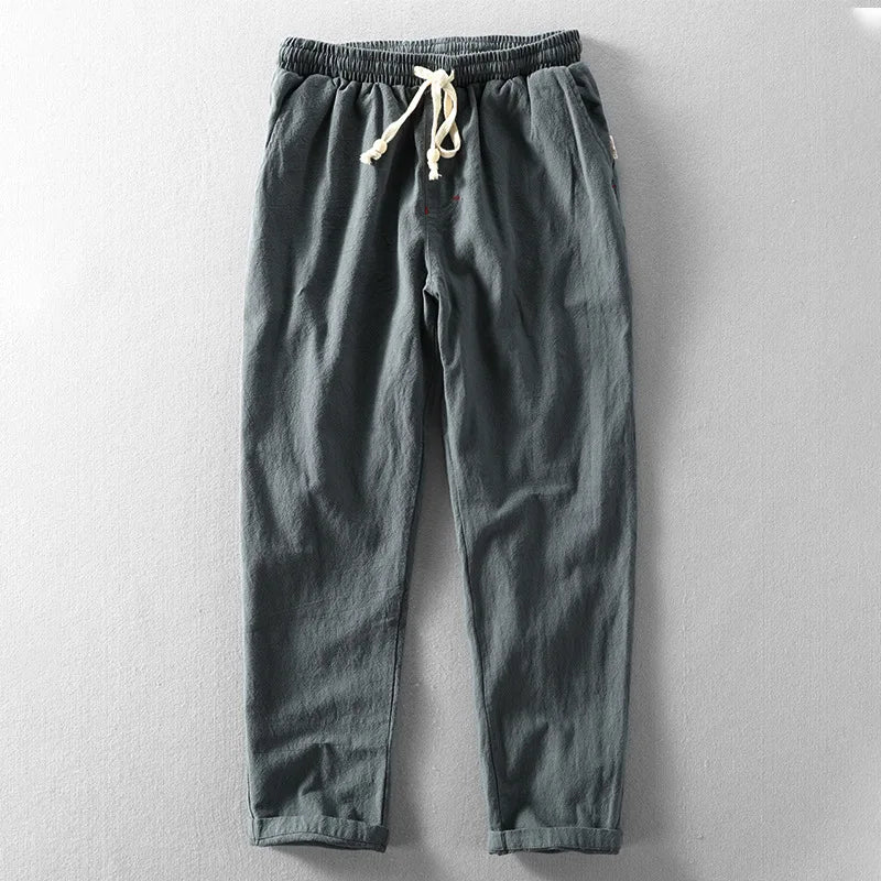 Kamakura Organic Cotton-Linen Trousers