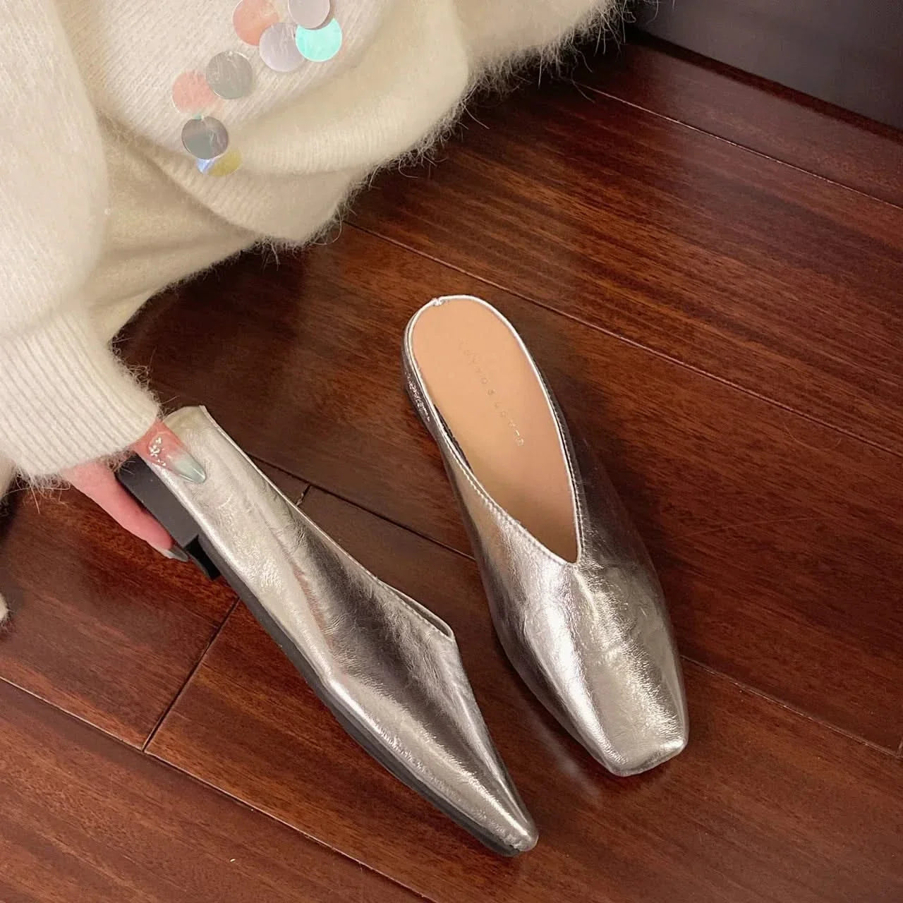 Florence Leather Slip-On Flats