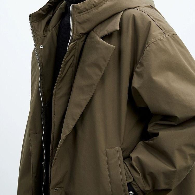 Crovie Hooded Trench Coat