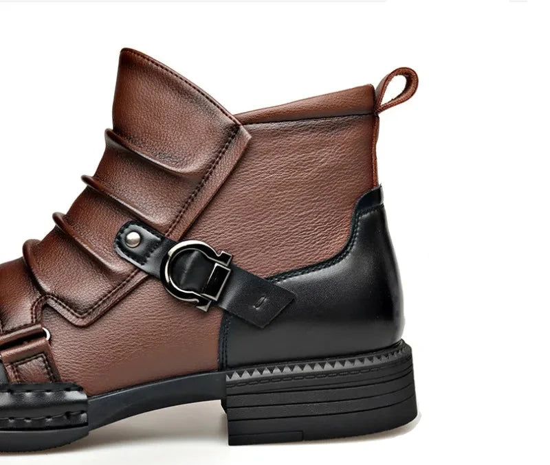 Krumlov Leather Ankle Boots