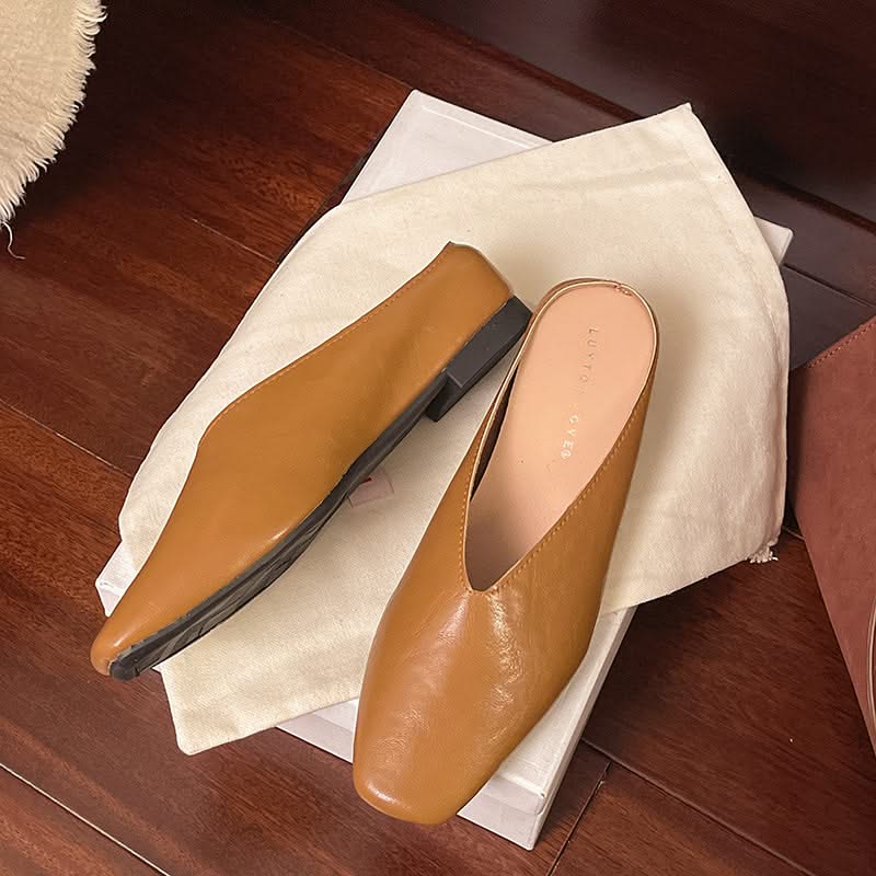 Florence Leather Slip-On Flats