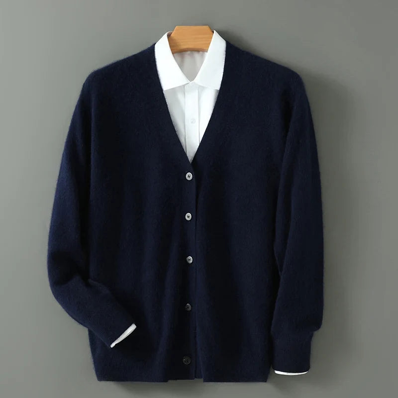 Grindelwald Brushed Cashmere V-Neck Cardigan