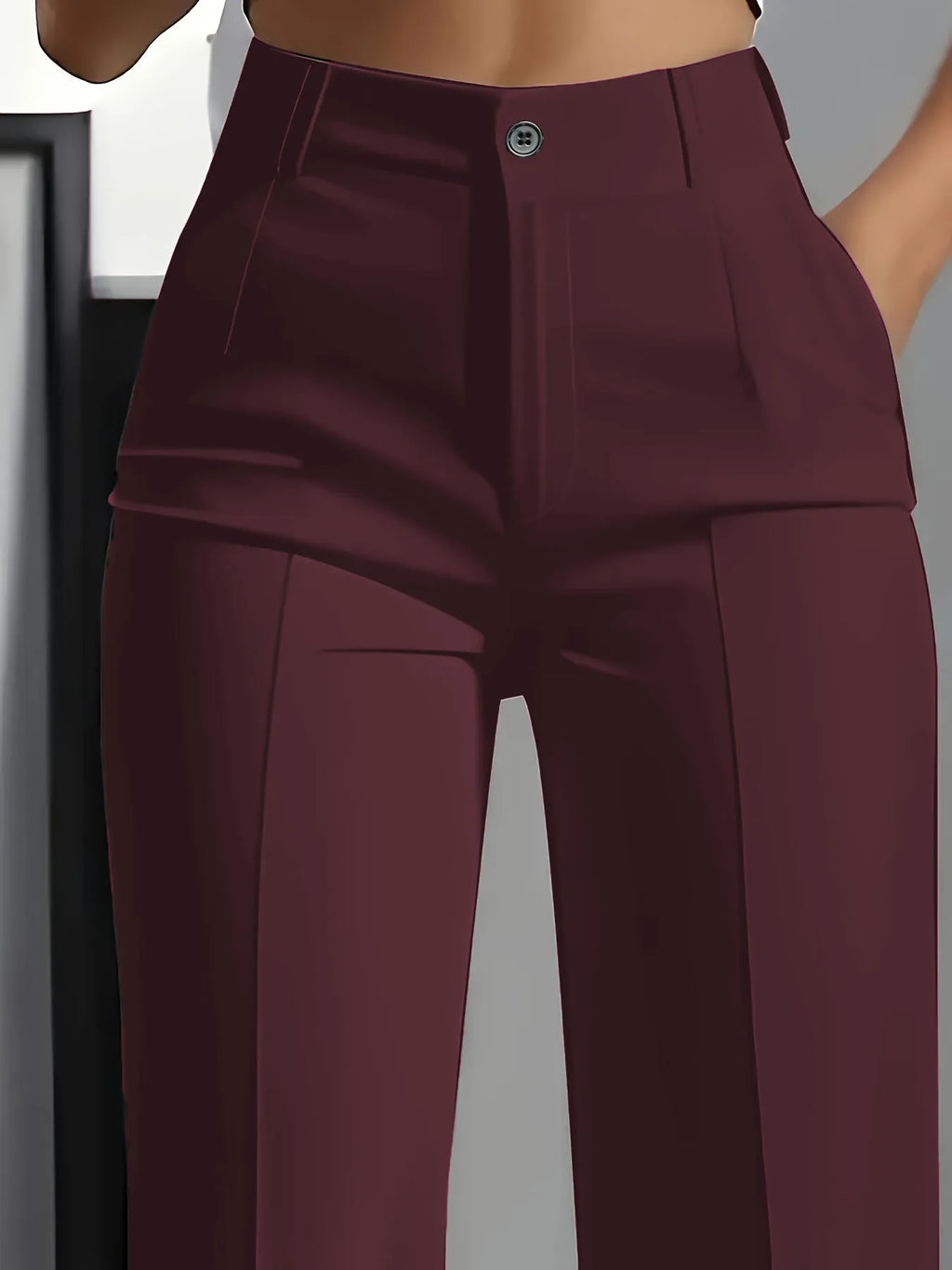 Korcula Tailored High-Waist Pleated Trousers