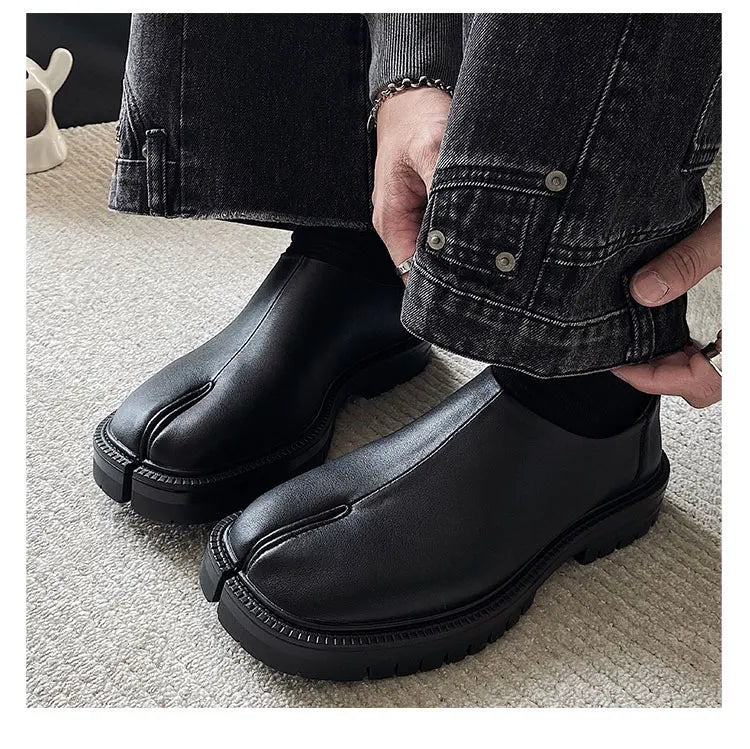 Bushwick Split-Toe Leather Derby Shoes