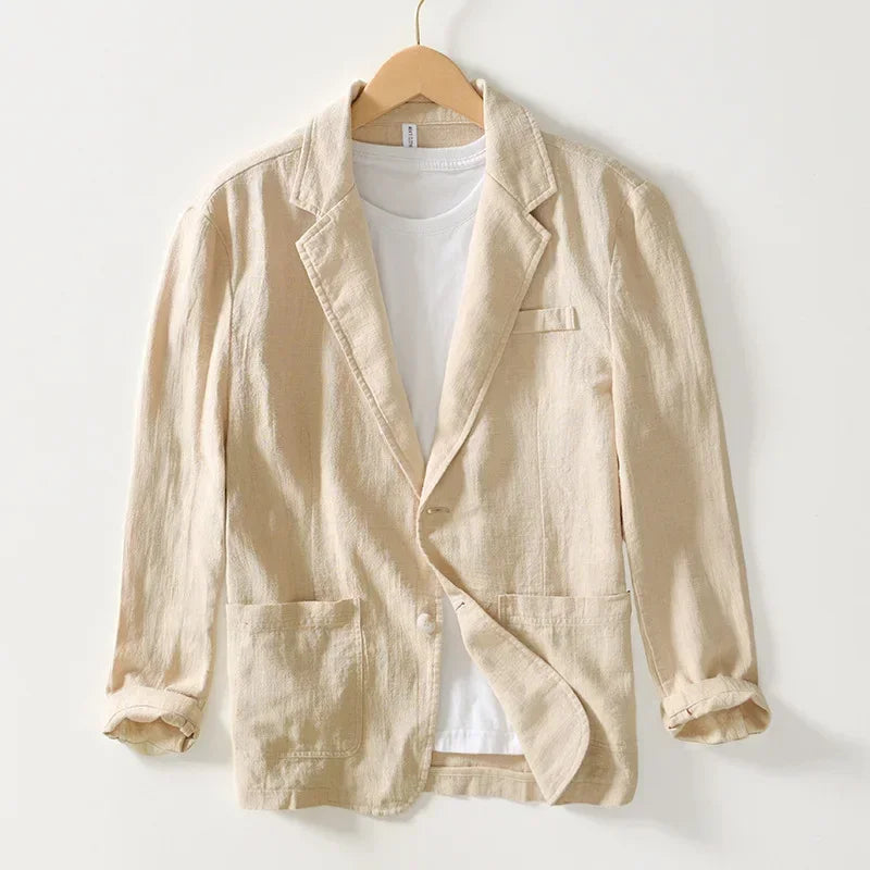 Rockaway Linen-Blend Blazer