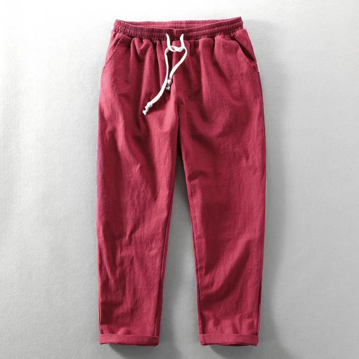 Shirikawa Cotton-Linen Tapered Trousers