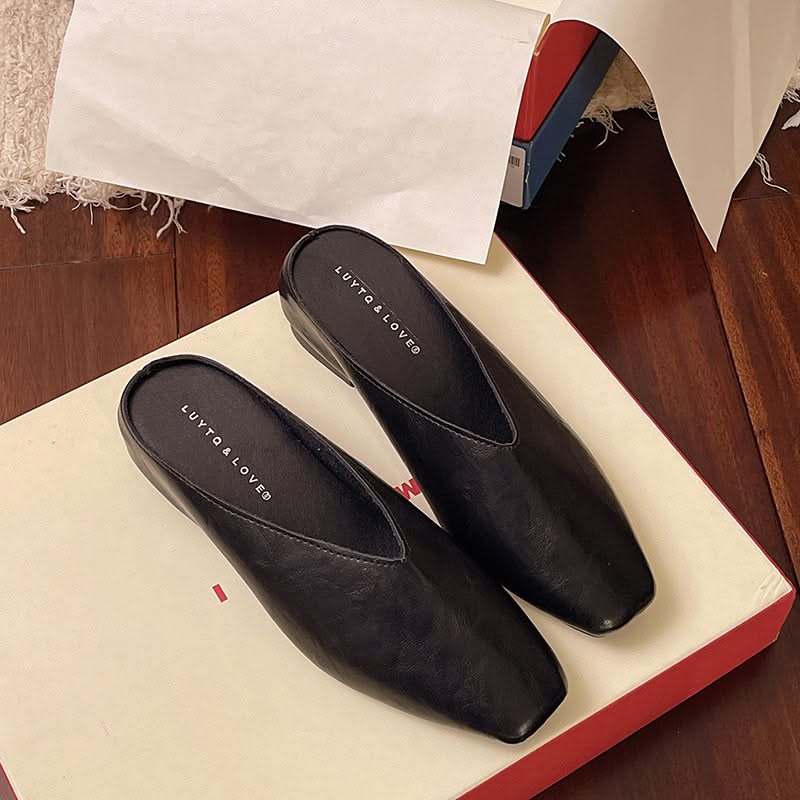Florence Leather Slip-On Flats