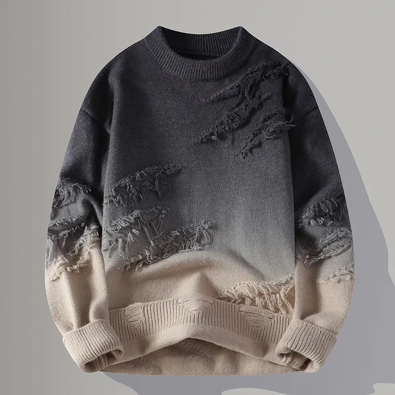 Ombré Crewneck Sweater