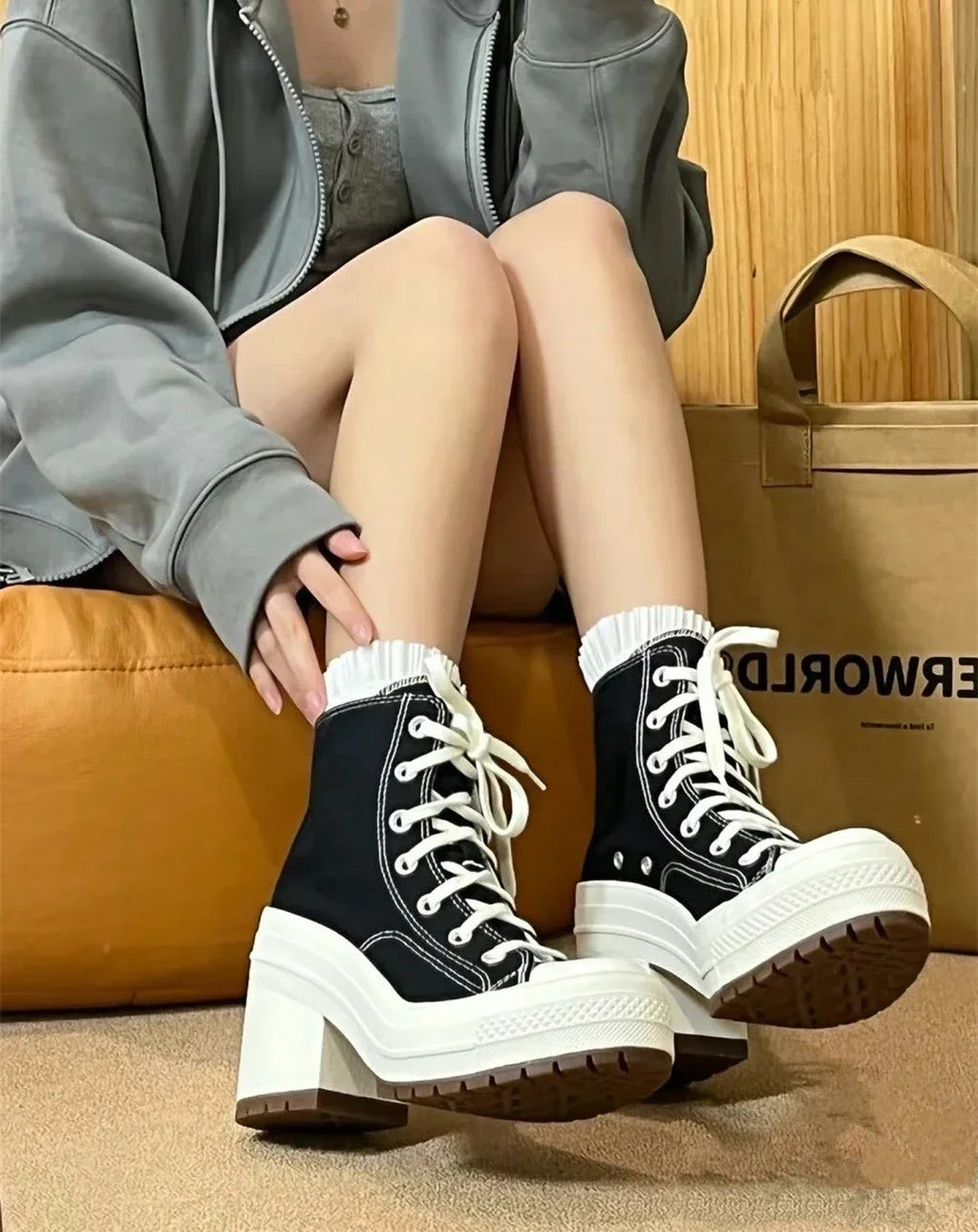 Capilano Canvas Platform Boots