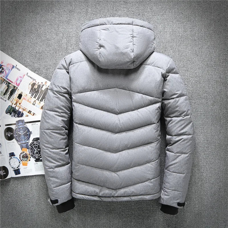 Haida Quilted Down Hooded Jacket