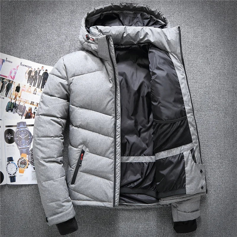 Haida Quilted Down Hooded Jacket