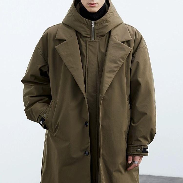 Crovie Hooded Trench Coat