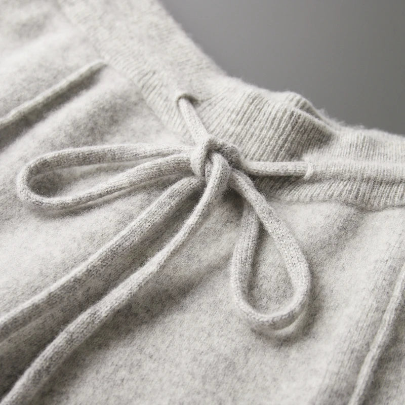 Oakhaven Cashmere Drawstring Trousers