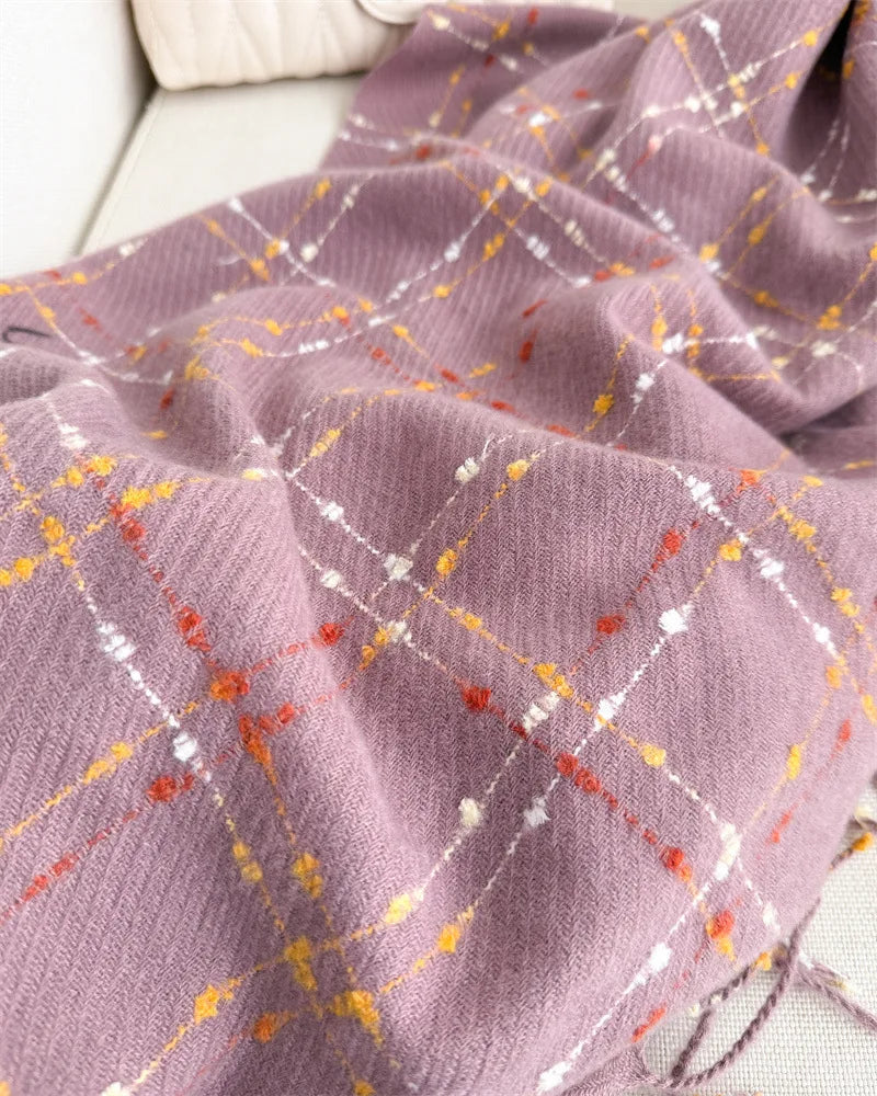 Pienza Brushed Plaid Scarf
