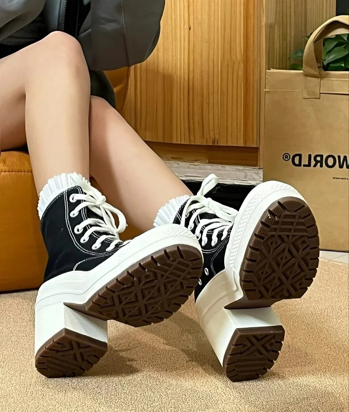 Capilano Canvas Platform Boots