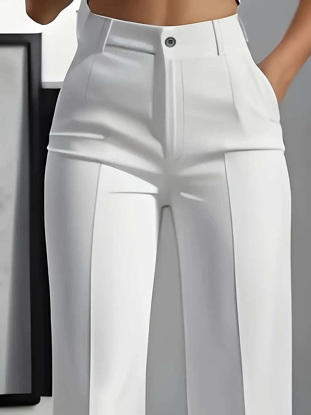 Korcula Tailored High-Waist Pleated Trousers