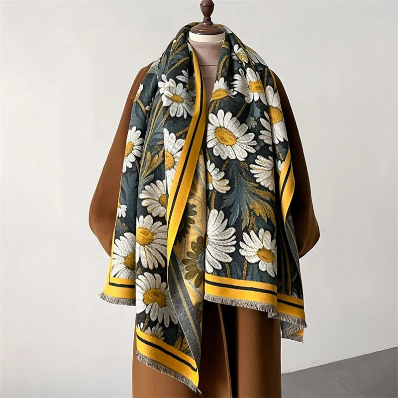 Edam Botanical Floral Scarf