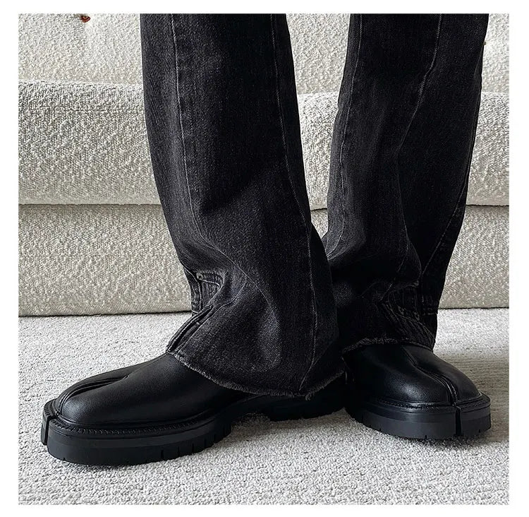 Bushwick Split-Toe Leather Derby Shoes