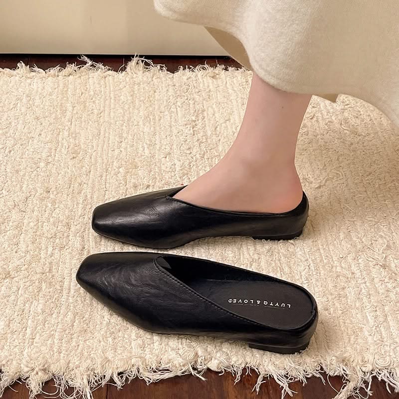 Florence Leather Slip-On Flats