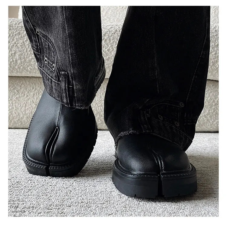 Bushwick Split-Toe Leather Derby Shoes