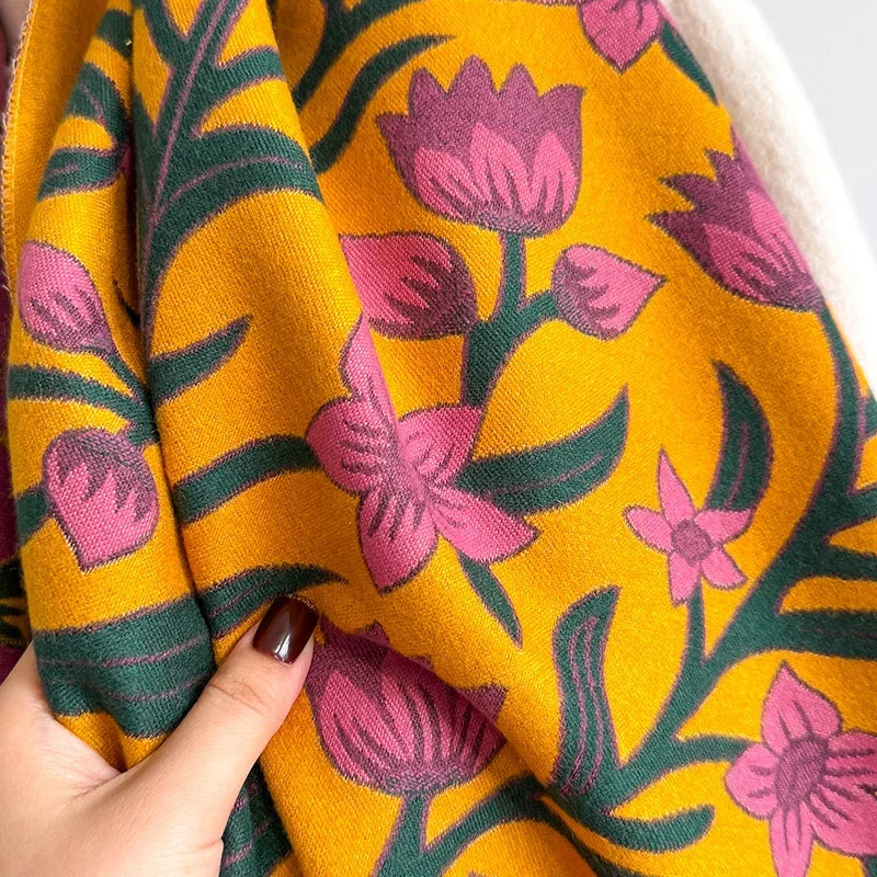 Croatia Tulip Pashmina Scarf