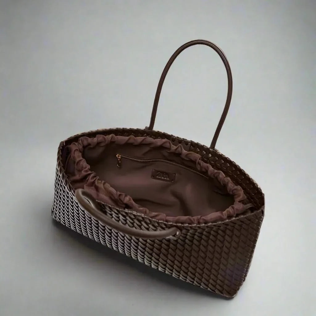 Palermo Woven Leather Tote Bag