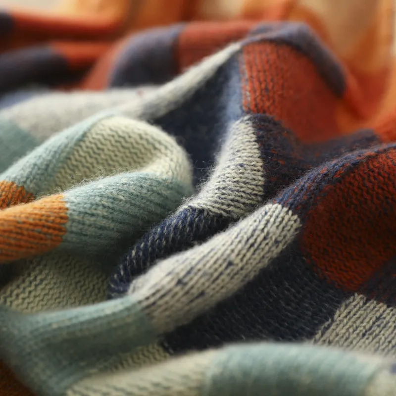 Polperro Patchwork Knit Sweater