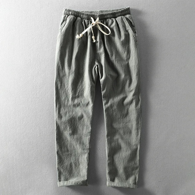 Kamakura Organic Cotton-Linen Trousers