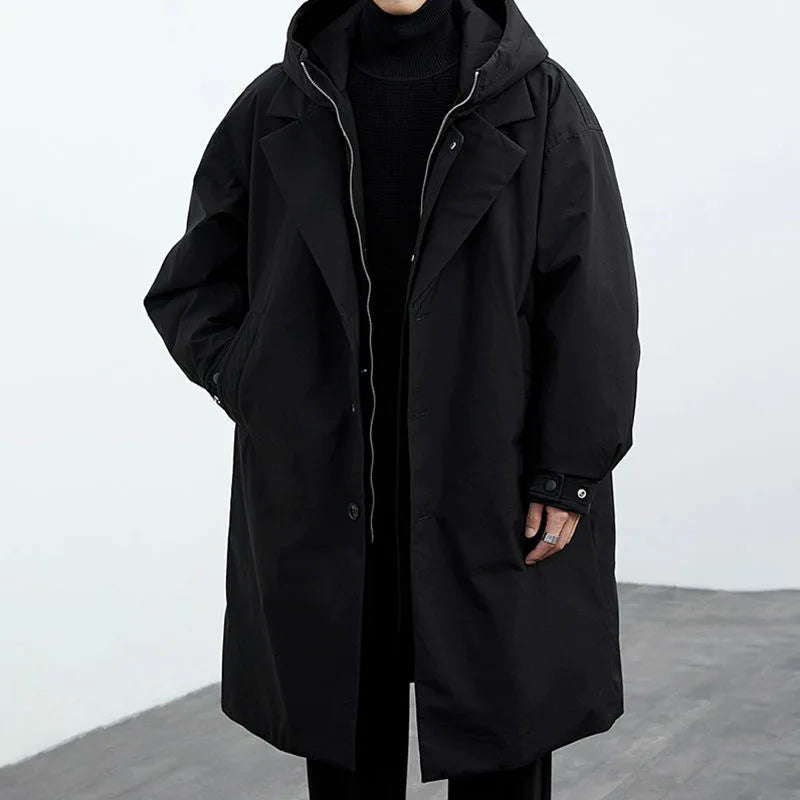 Crovie Hooded Trench Coat