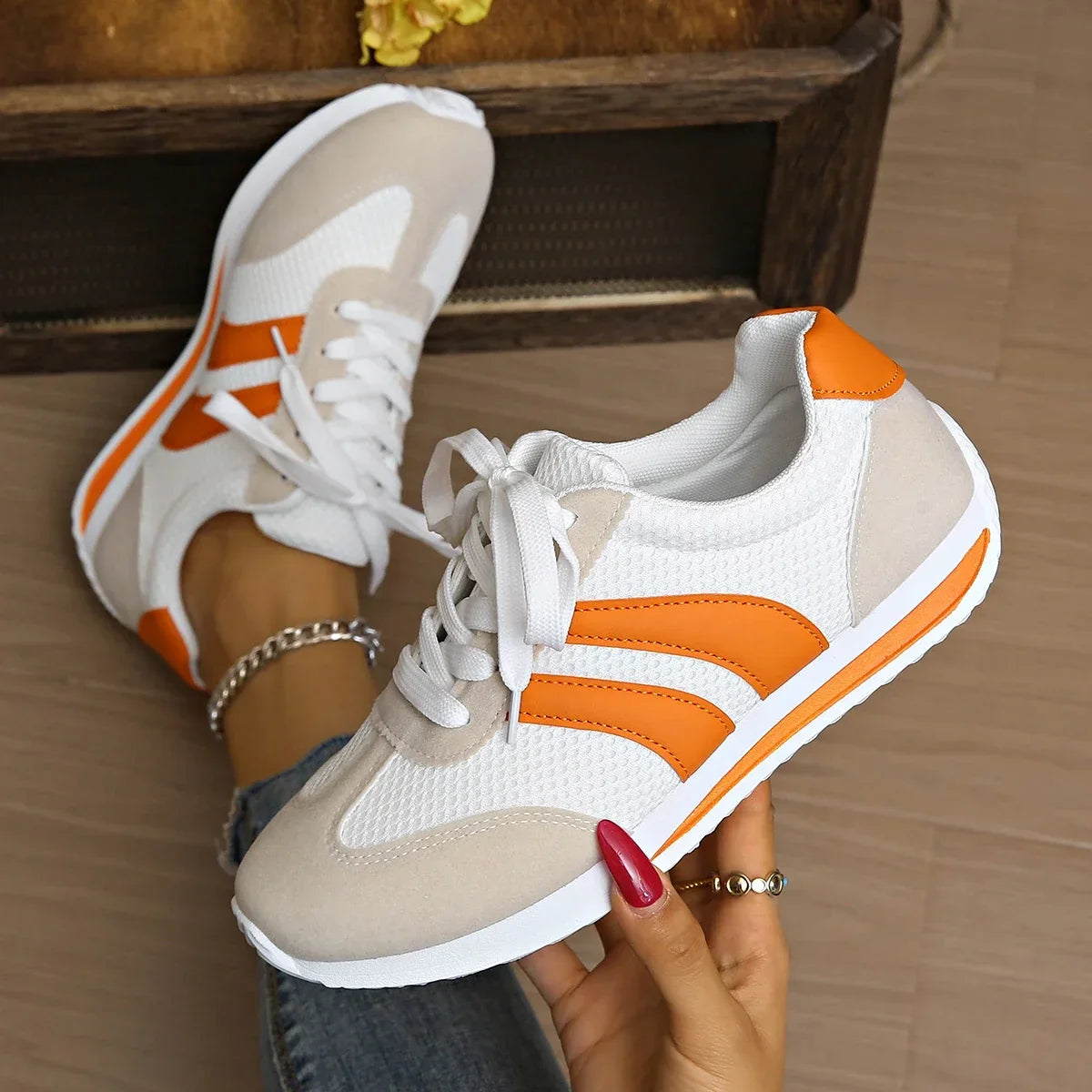 Buttercup Retro Casual Sneakers