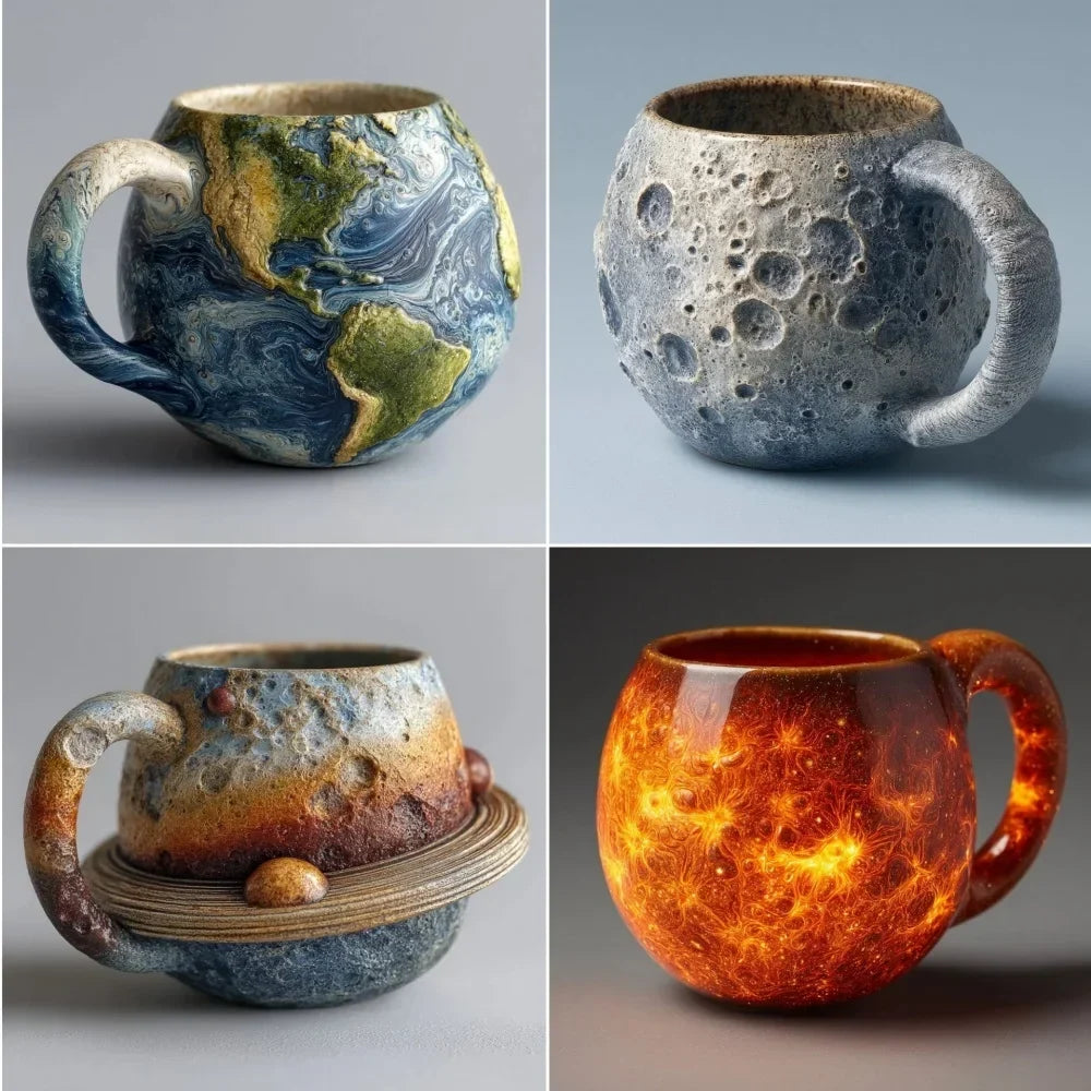 AstroSphere Planet Coffee Mugs