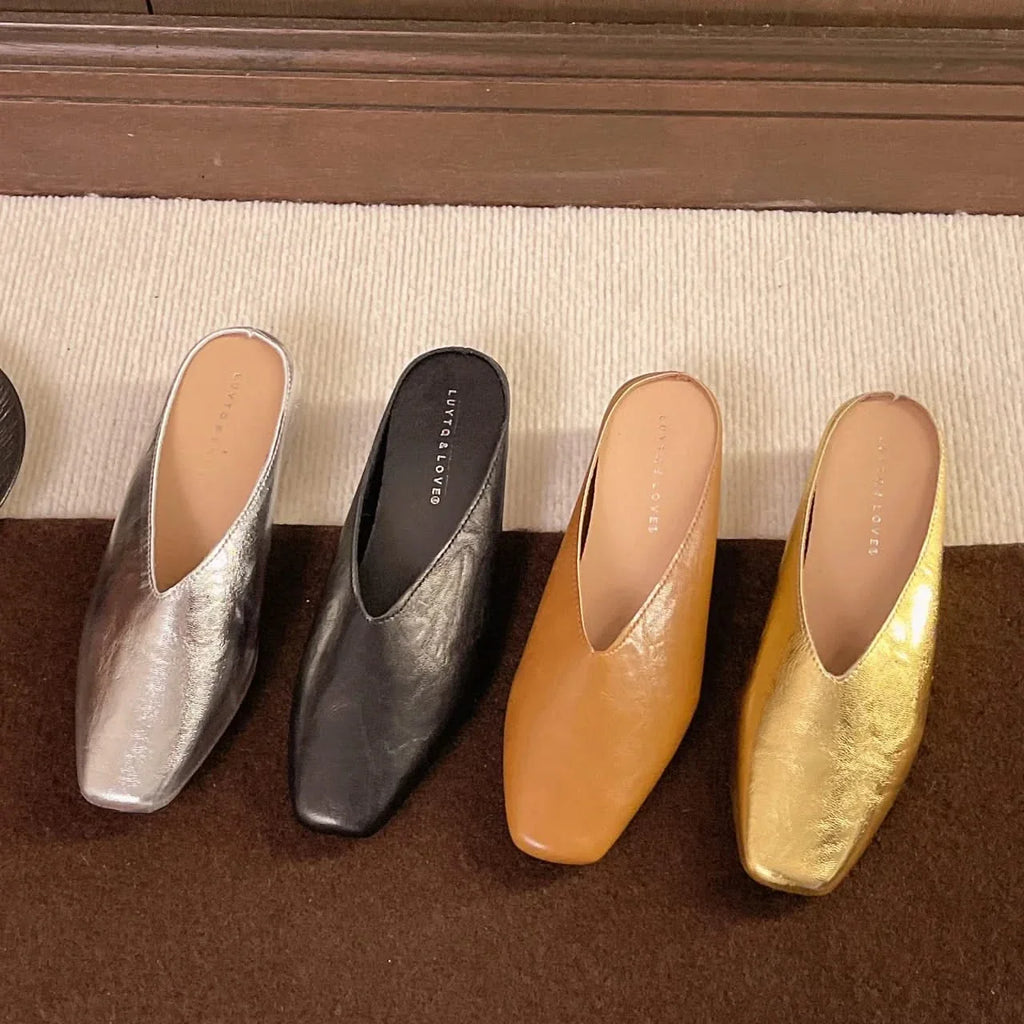 Florence Leather Slip-On Flats